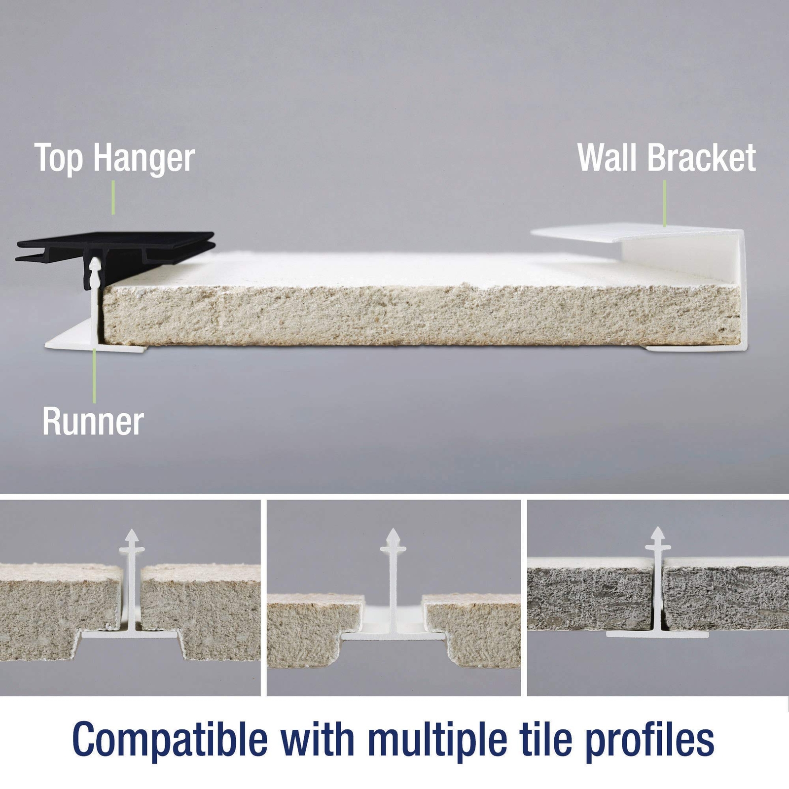 CeilingMAX 100 sq. ft. White Surface Mount Grid Kit