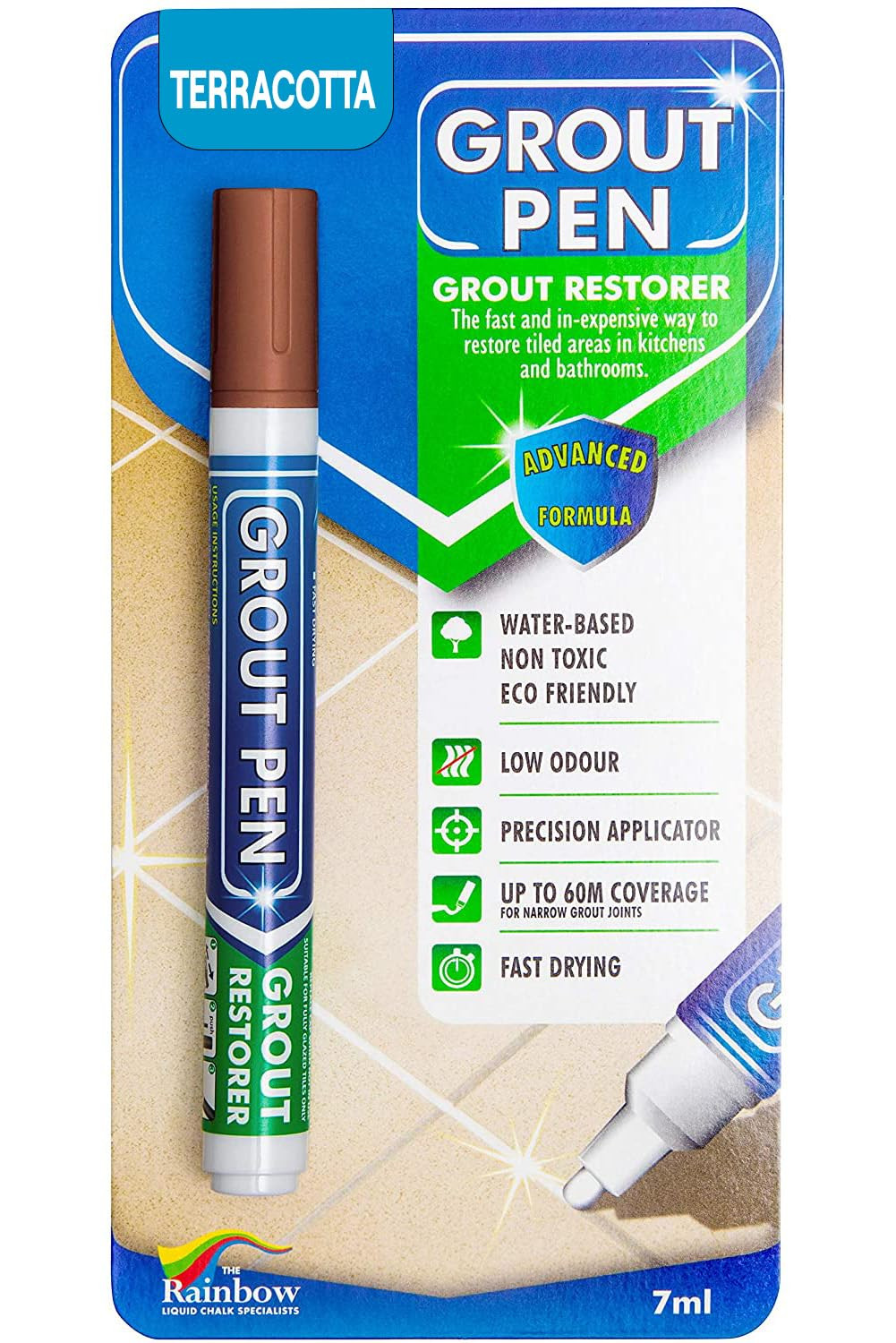 Grout Pen Tile Grout Paint Marker: Waterproof Tile Grout Paint Pen Colorant, Gro