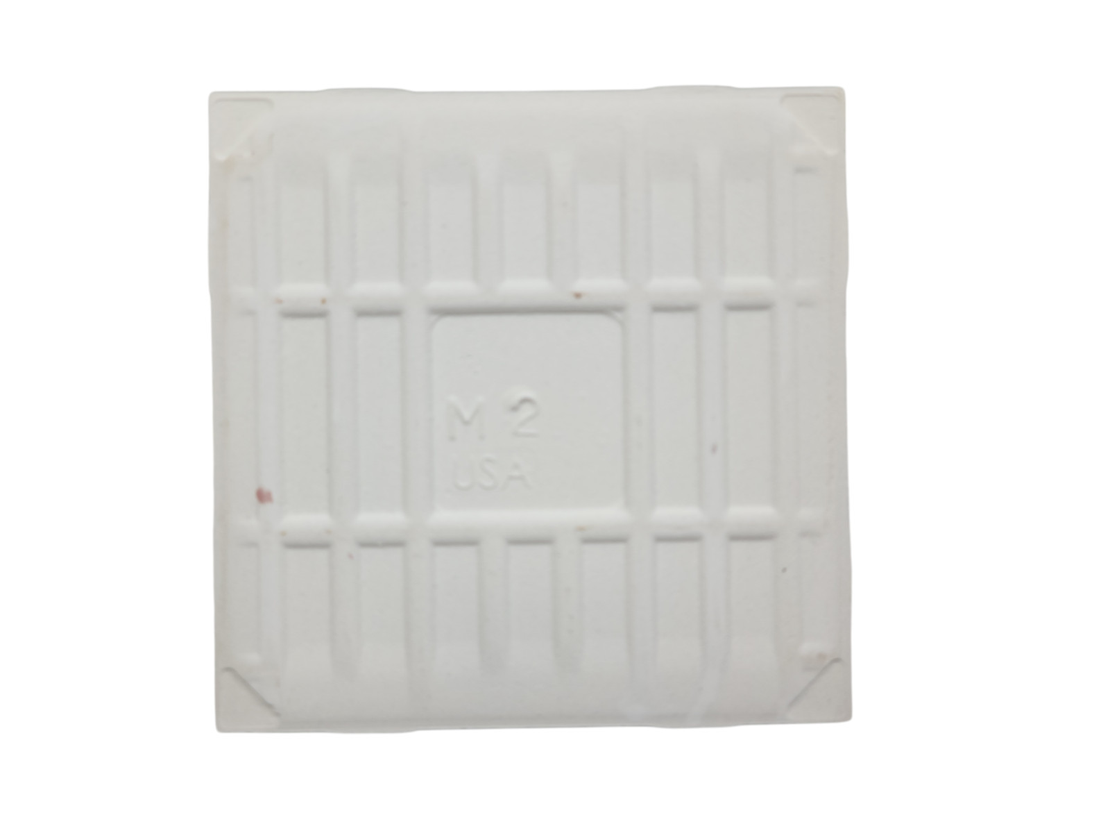Carnation Pink Ceramic Tile 4.25 in Subway Square Mid Century Modern