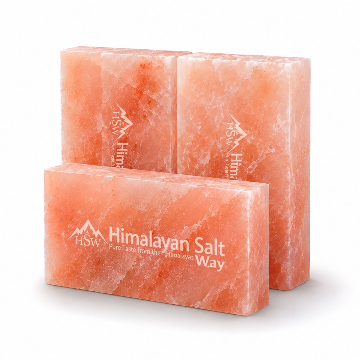 Himalayan Salt Tiles 8x4x1 Pack of 20 for Home Decor Spa Sauna Salt therapy Room