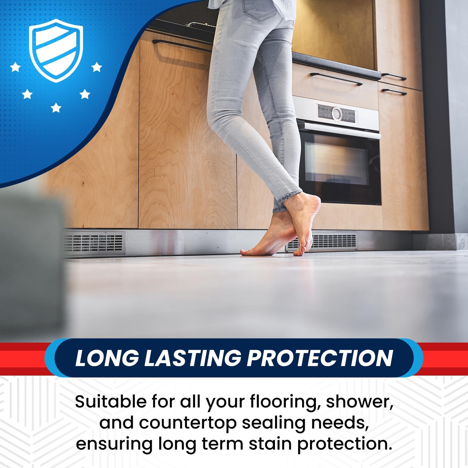 Clean-EEZ Grout Sealer – Protect Your Floors and Showers from Stains – Natura…