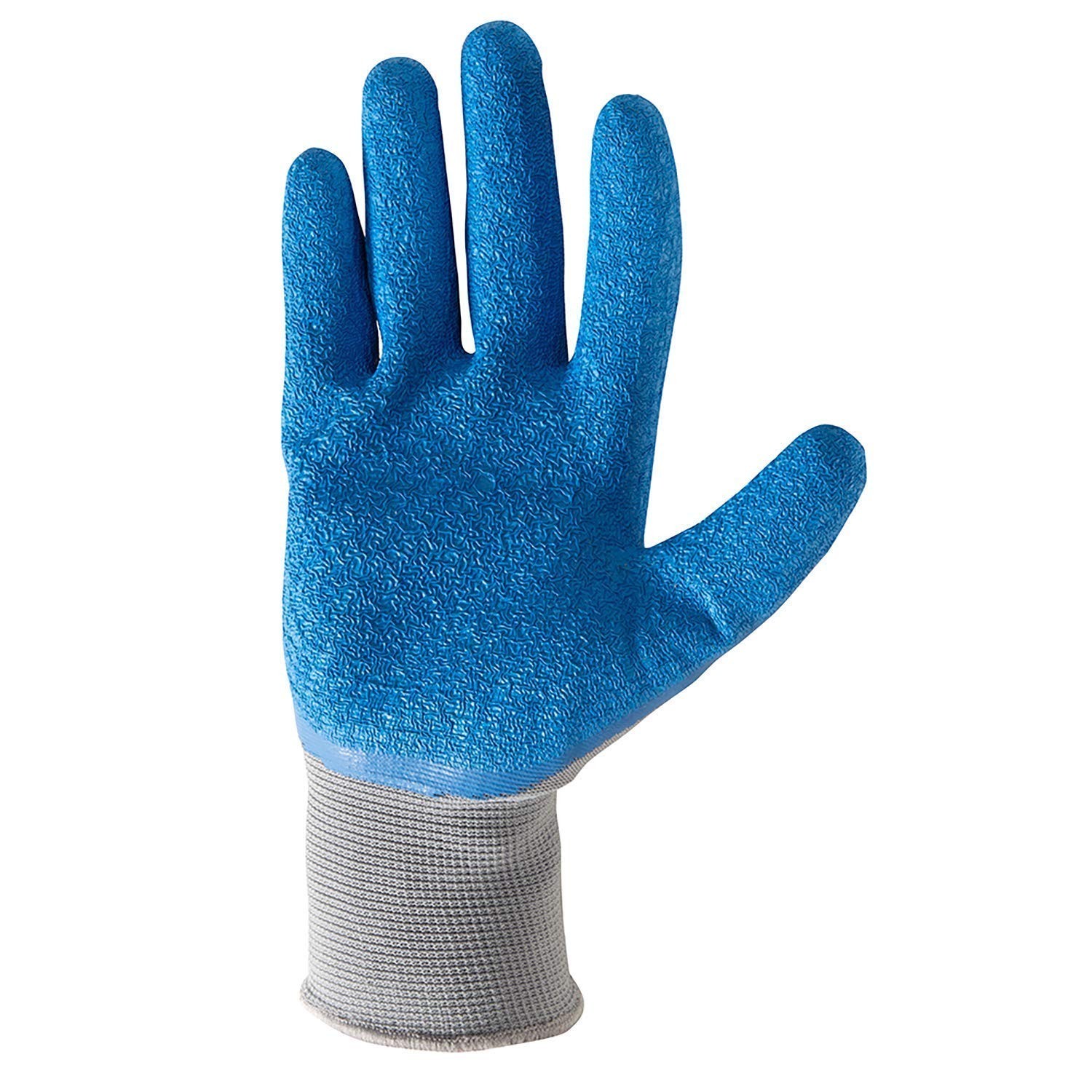 Wells Lamont 3 Pair Pack Men’s Latex Grip Work Gloves, Large (133LF)