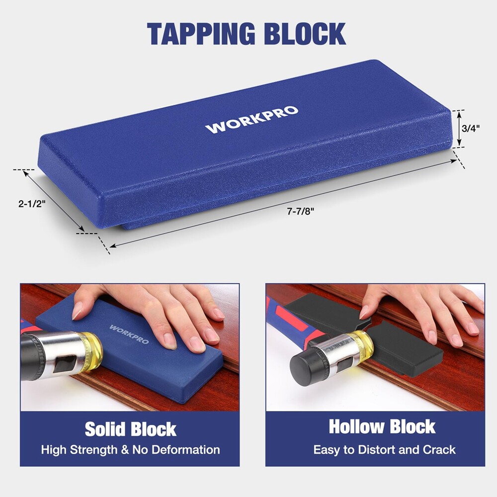 WORKPRO 13″ Flooring Cutter/Laminate Flooring Installation Tool Spacers Knee Pad