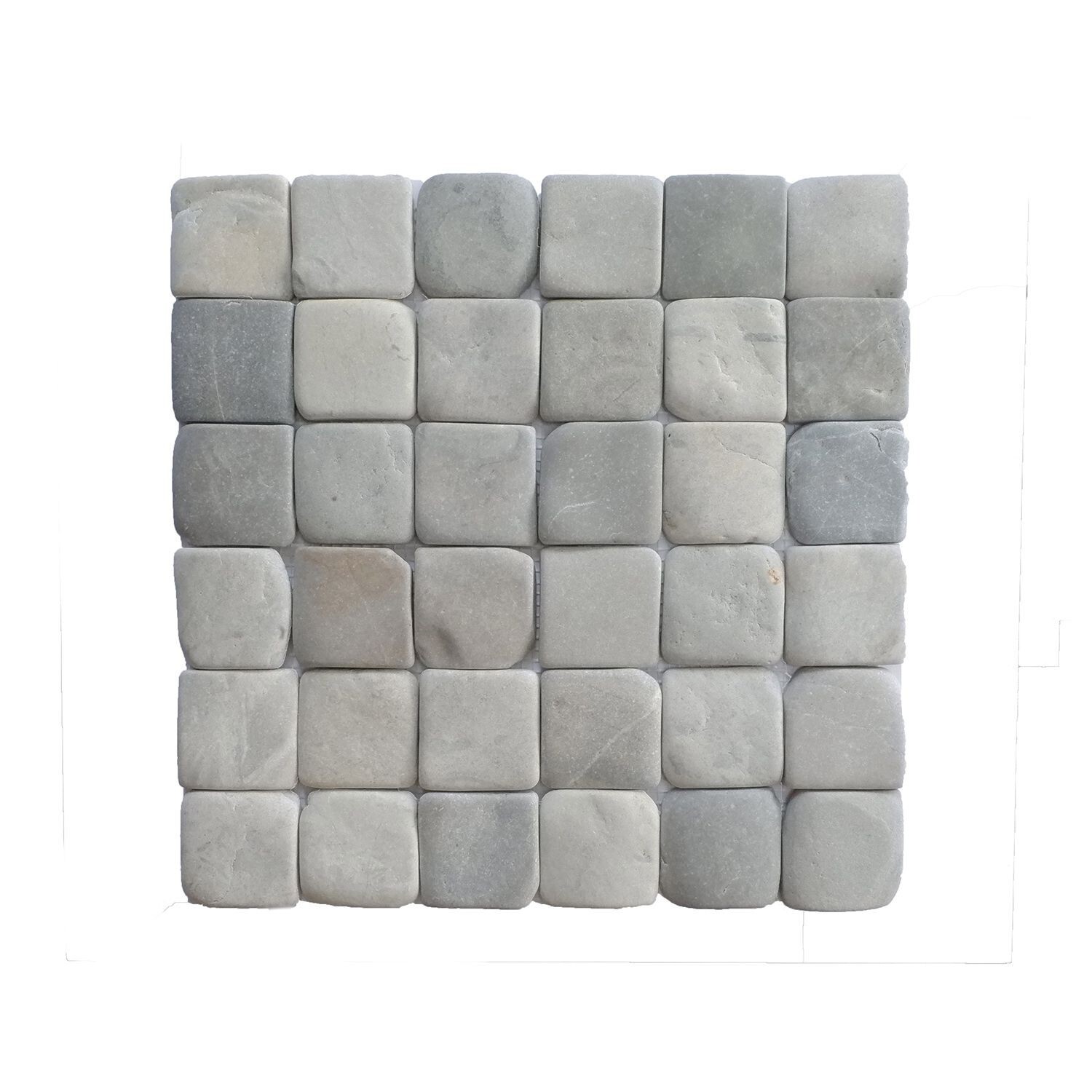 Molar 5 Grey Pebble Mosaic Tile for Wal ($13.89/SqFt)