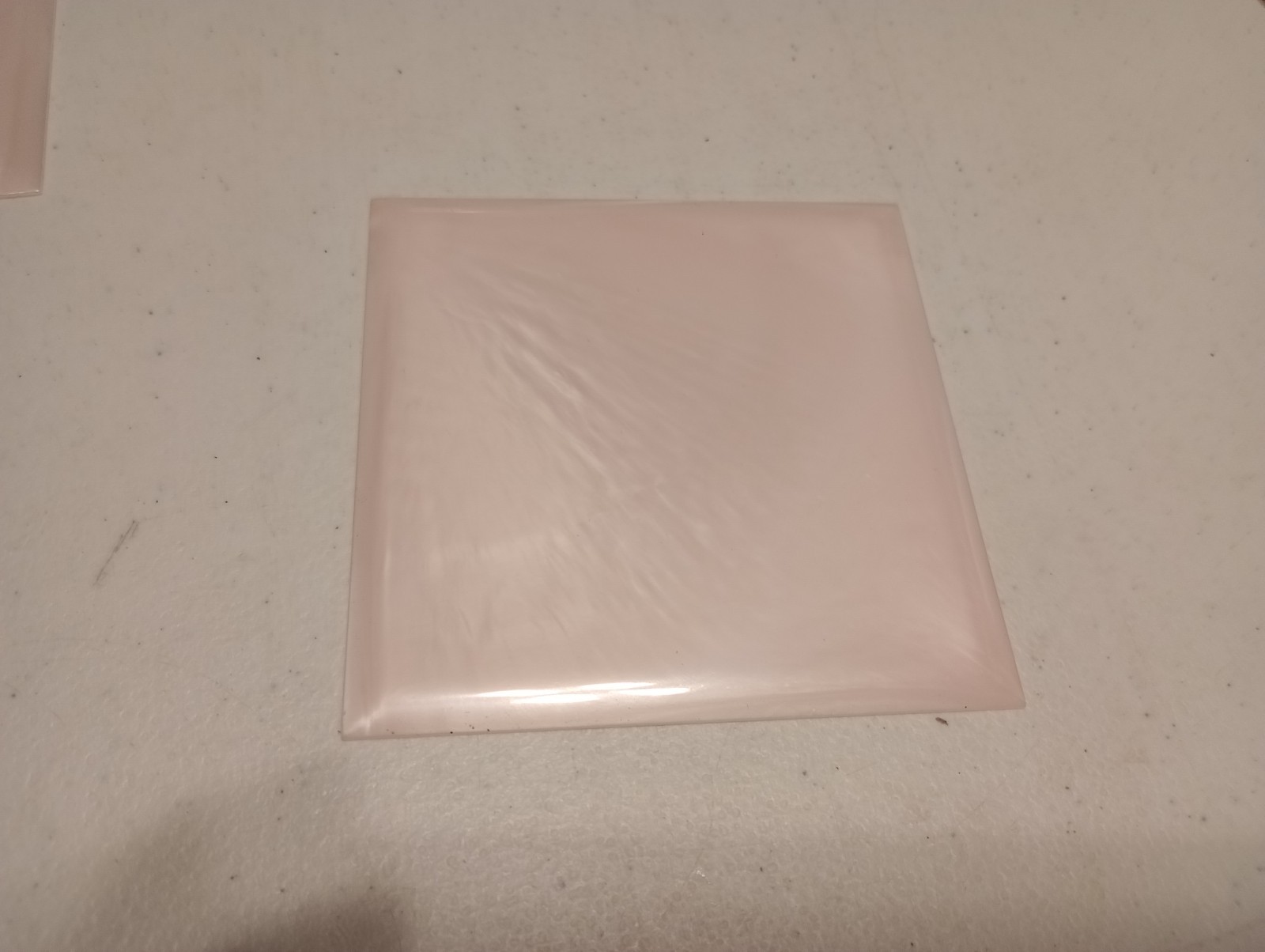 Richard’s Hi-Style MCM Polystyrene Vintage Tiles 4×4 Pink Pearl – New Old Stock