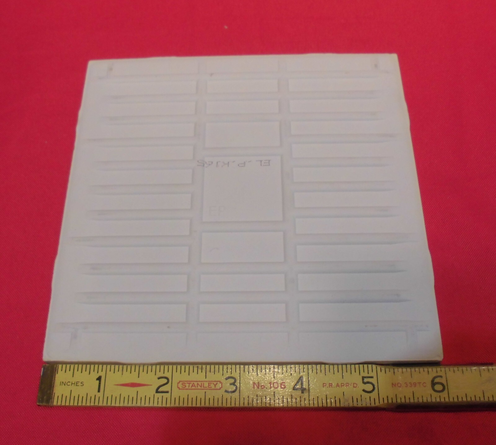 1 pc. Glossy Ceramic Tile *Almond #K-165* 6″X 6″ by Daltile Co. New Stock