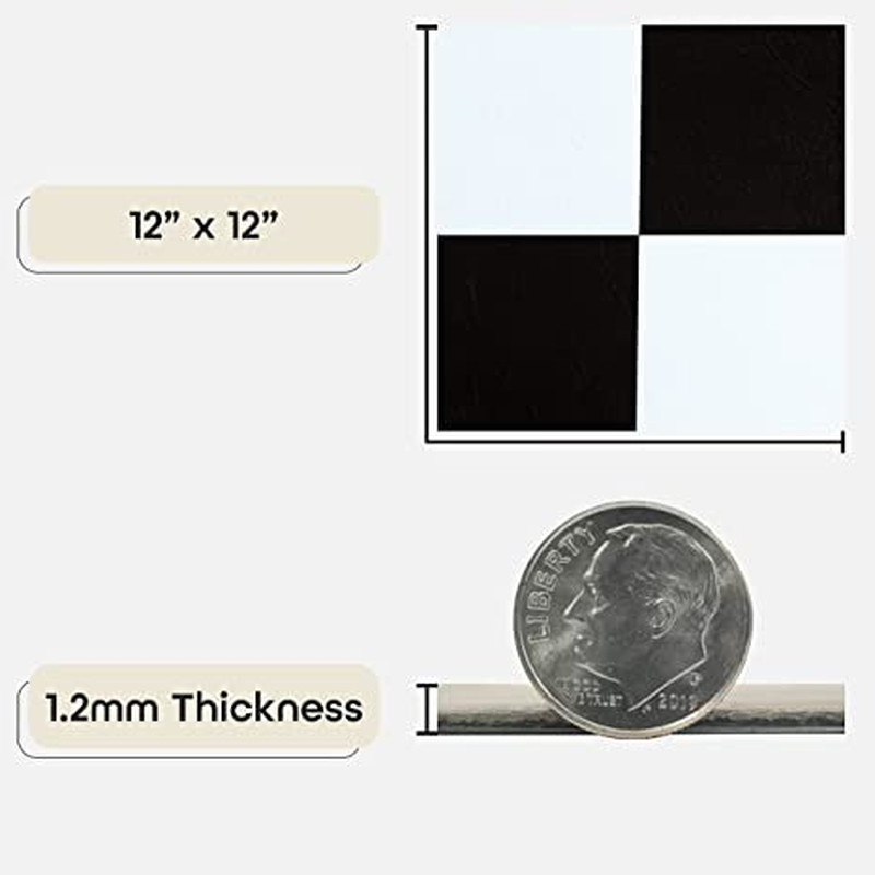 1.2Mm Peel & Stick Vinyl Floor Tiles 20 Tiles/20 Sq. Ft. 12″X12″ Home Decor