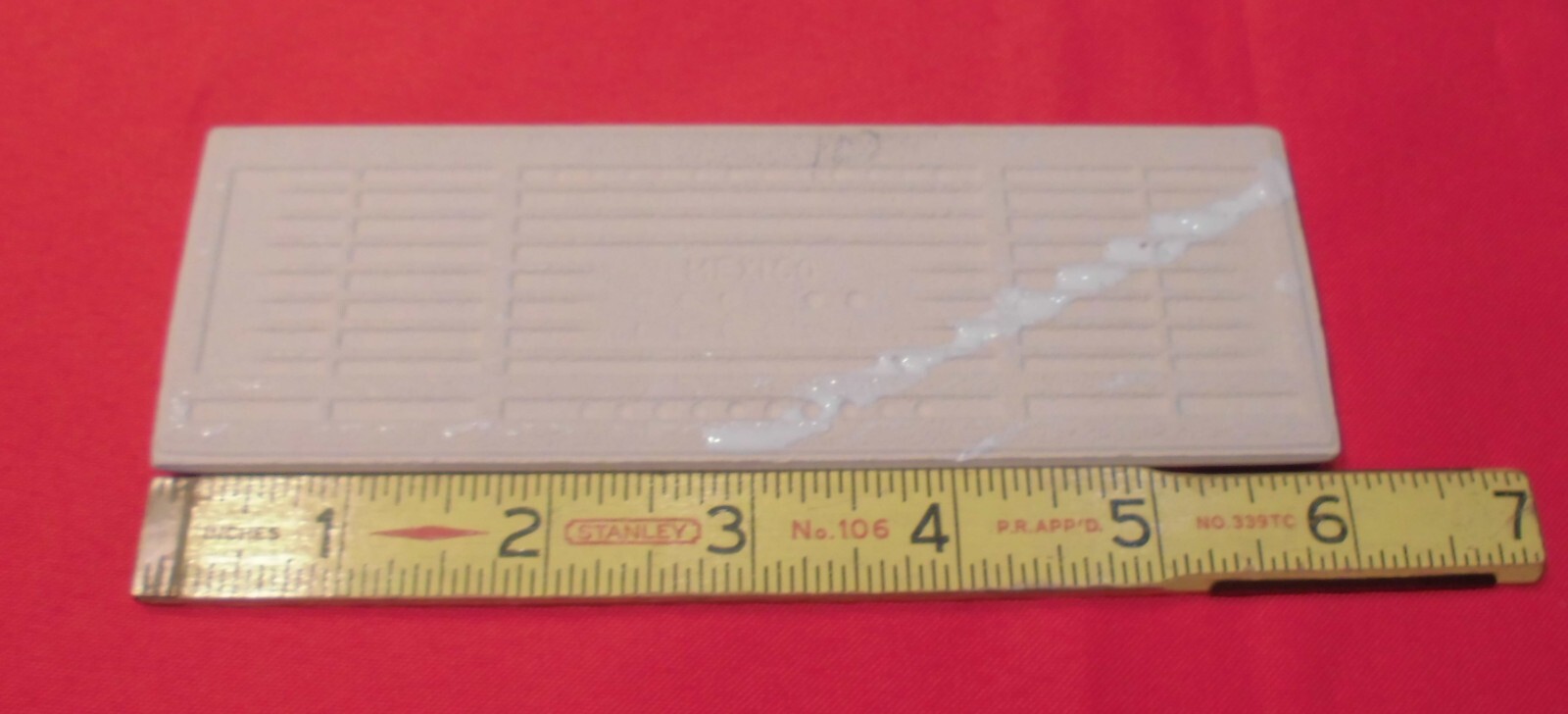 1 pc. Glossy White #100: 2″ X 6″ Bullnose Ceramic Tiles by Daltile, New Stock