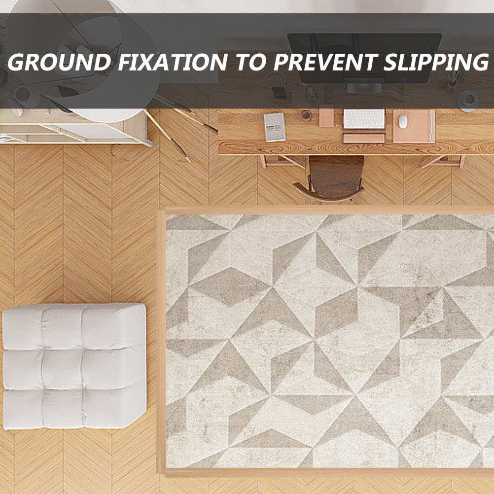 Adjustable Length Door Threshold Ramp Strip with Slip Resistant Surface in Beige