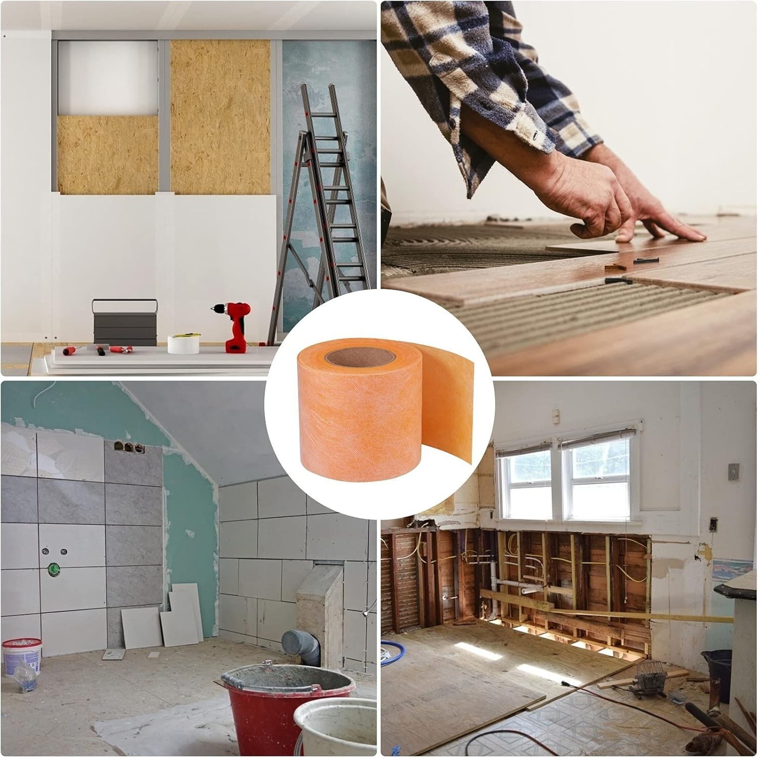 Flexible Waterproof Membrane 5in x 100 Ft – Ultimate Protection for Floors