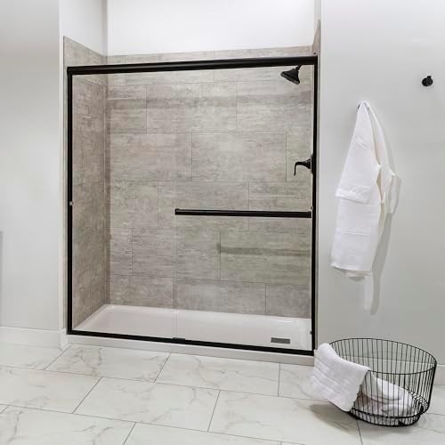 25.6 in. x 14.8 in. Interlocking Vinyl Waterproof Wall/Backsplash Tiles for K…
