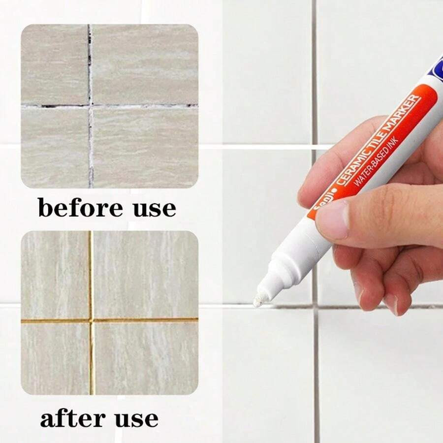 Grout Pen Waterproof Tile Gap Repair Paint Marker Mouldproof Filling Agents
