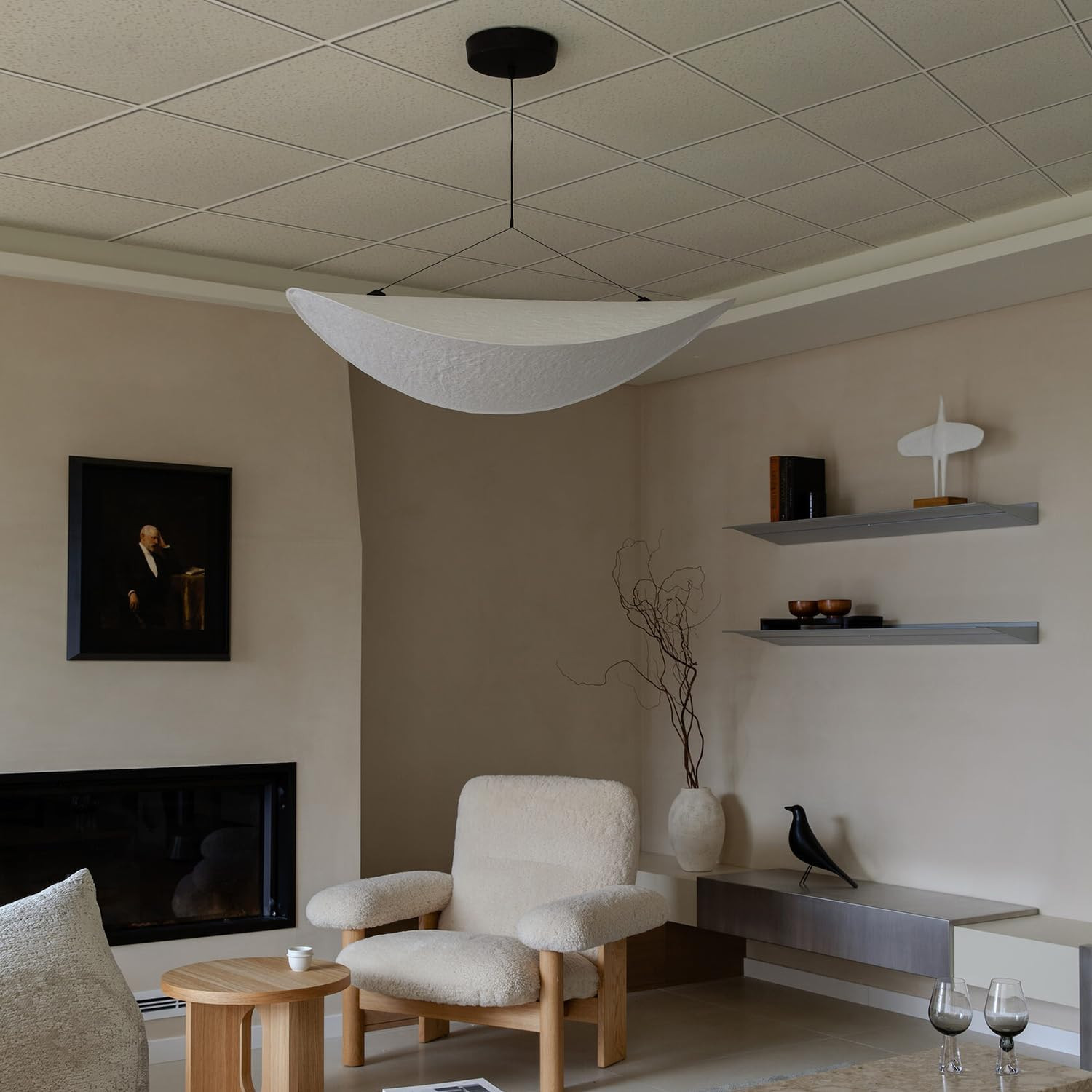 Uv-Printed PVC Drop Ceiling Tiles 2X2 Ft – Waterproof, Washable and Fire-Rated –