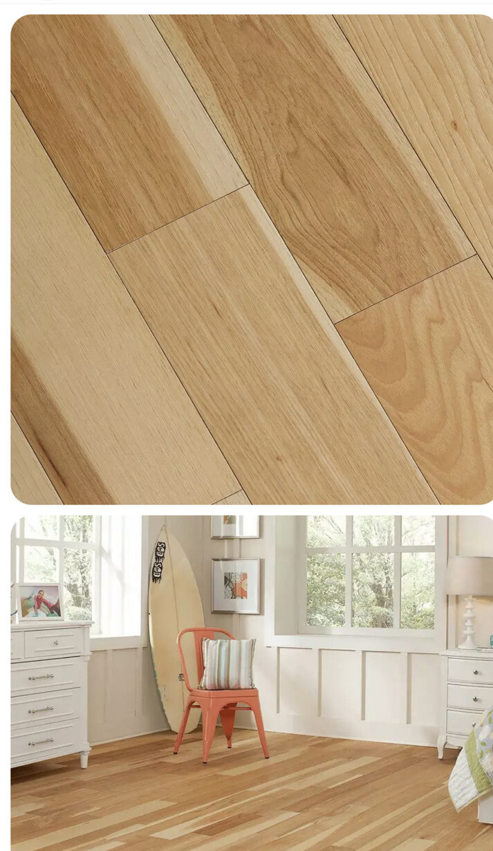 10X Hardwood Floor 3/8 in T x 5 in W Low Gloss Wire Brushed (19.69 sq. ft. Ea)