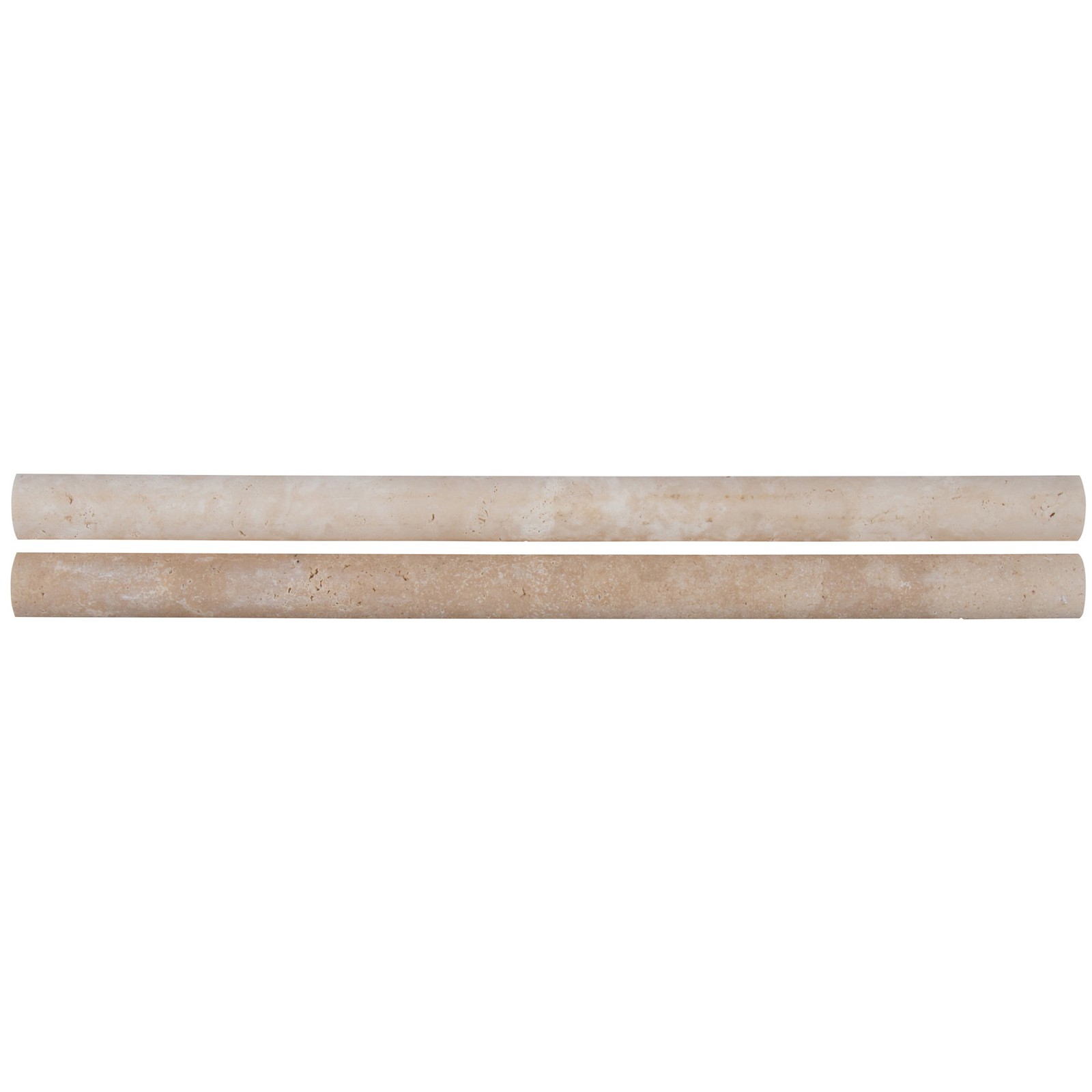 Ackland AKM-S-MAPEH Marzana 12″ x 1″ Honed Travertine Thin-Set – Off White