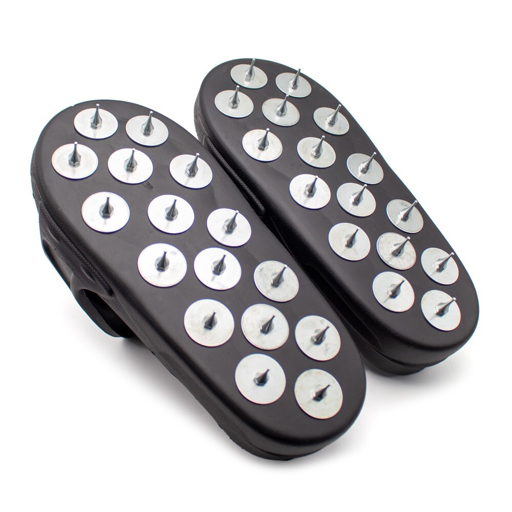1 Pair Flexible Spiked Shoes for Epoxy Floor Coating Epoxy Paint Self-Leveling