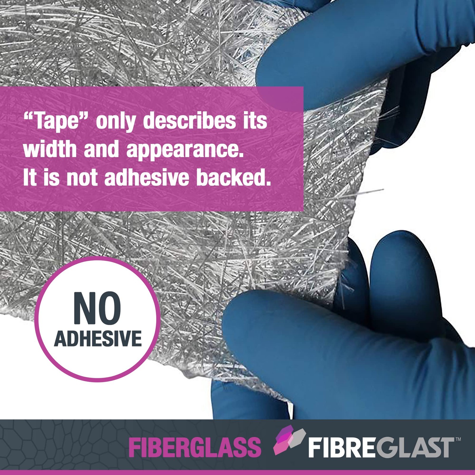 Fibre Glast Fiberglass Chopped Strand Mat – Strong, Easy to 10 yards, Silver