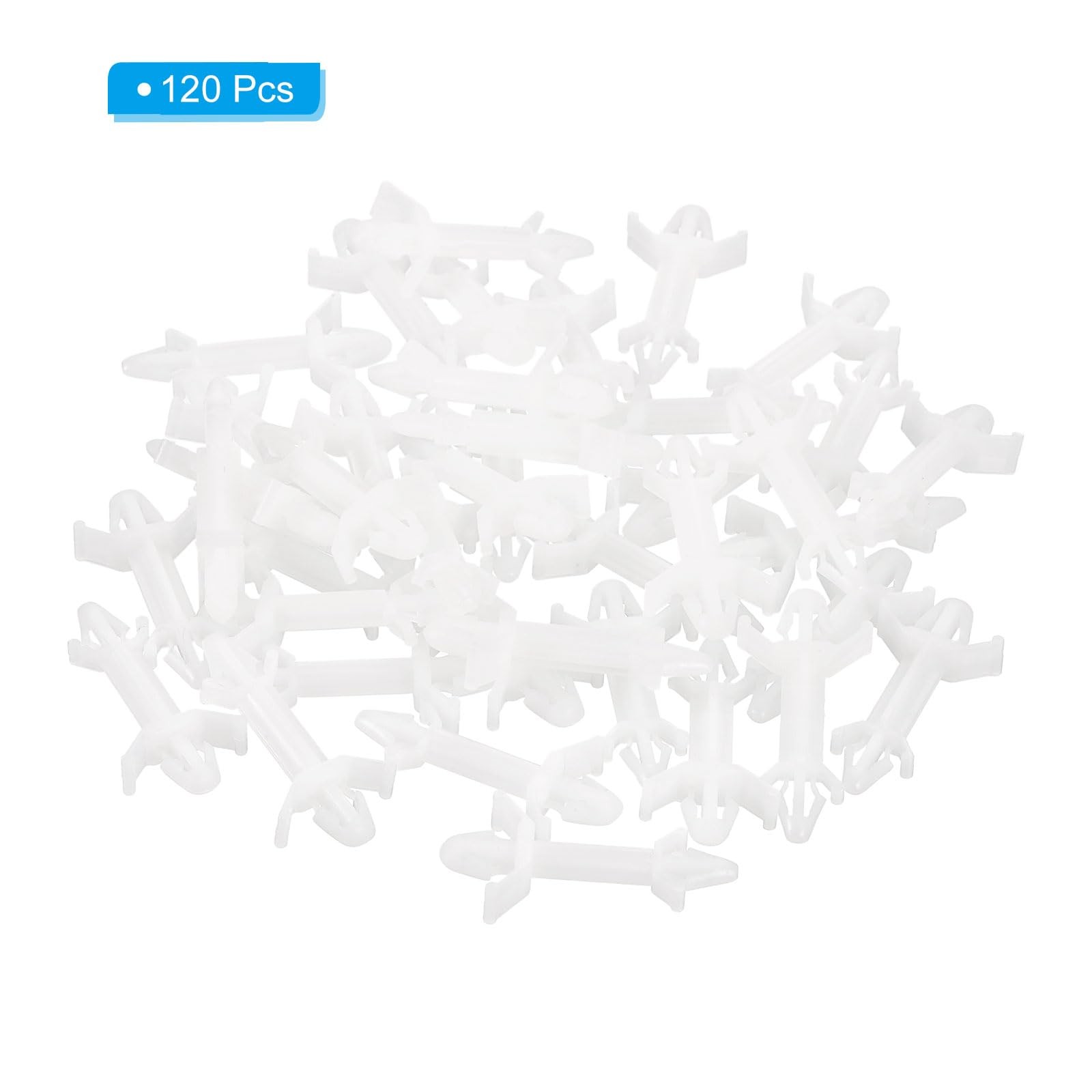 PATIKIL 120PCS PCB Board Isolation Column, Nylon Reverse Locking 16mm /0.63″