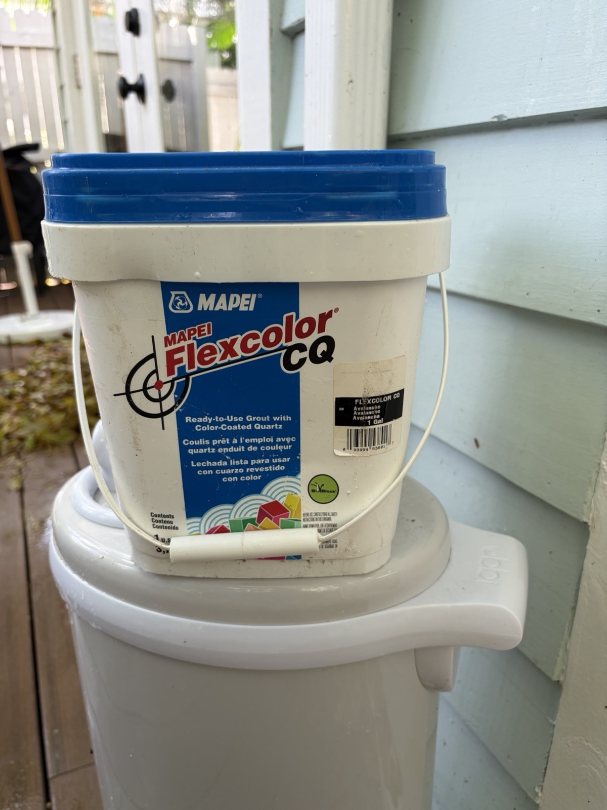 MAPEI Flexcolor CQ Pewter #5038 Avalanche Premixed Sanded Grout (1-Gallon)
