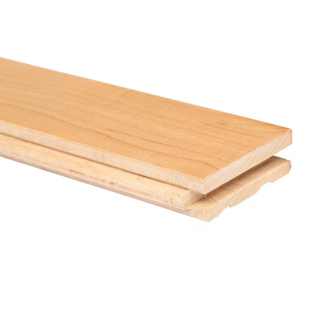Plano Natural Maple 3/4 In. T X 2-1/4 In. W Smooth Solid Hardwood Flooring (20 S