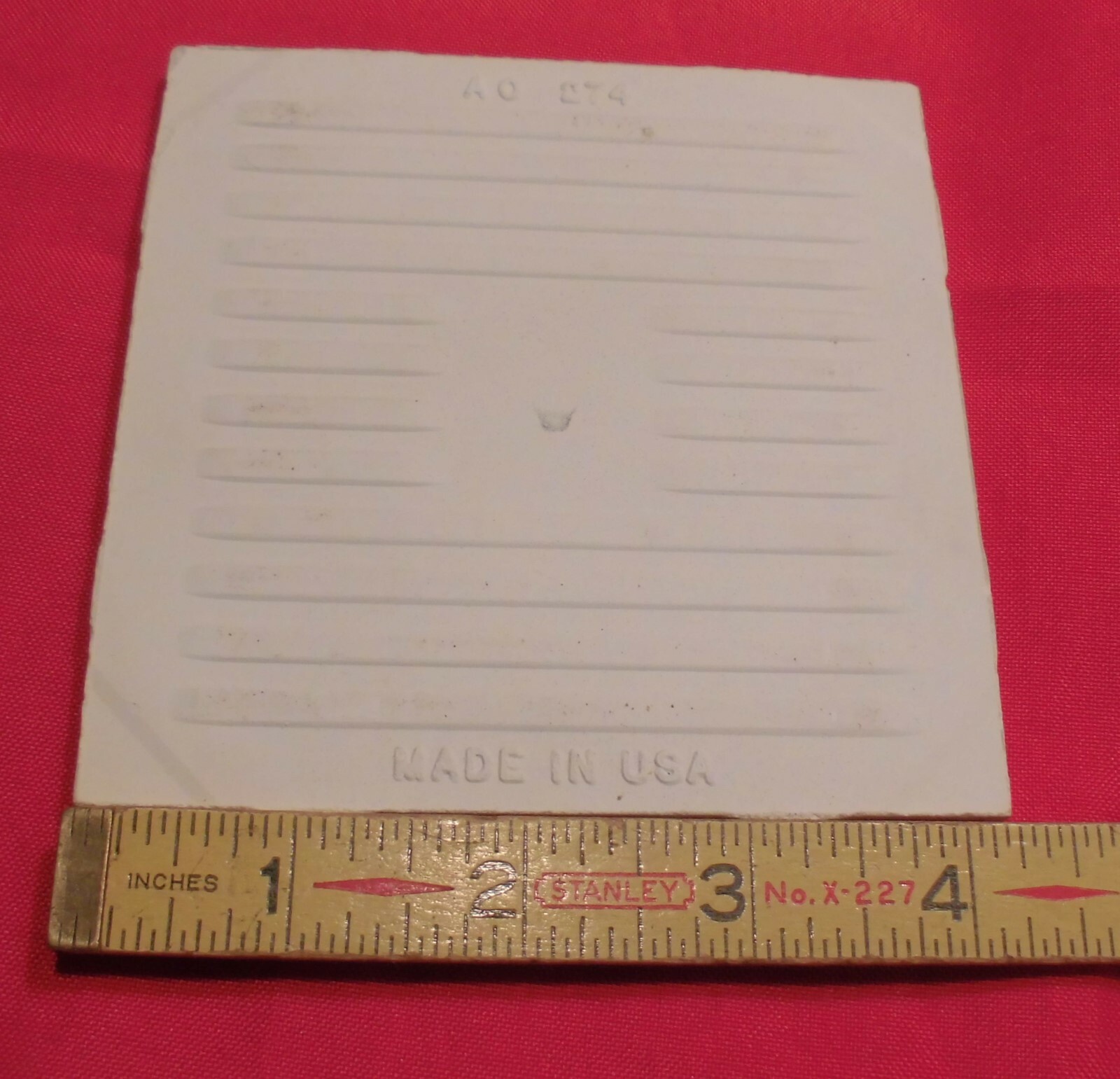 5 Ceramic Tiles *Sage Gray* by American Olean 4-1/4″ Greenest, Matte, NOS