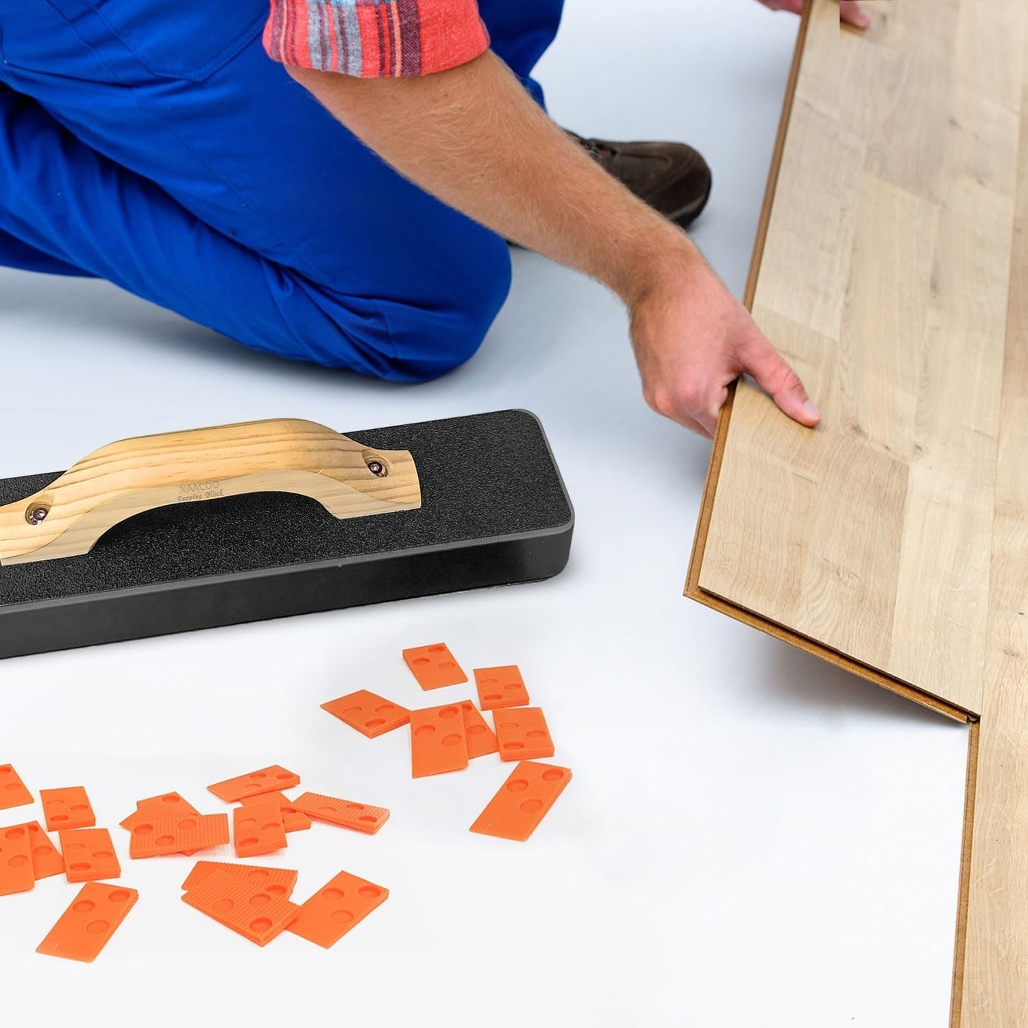 Laminate/Vinyl Flooring Tools, Heavy Tapping Block for Vinyl Plank Floor – Knock