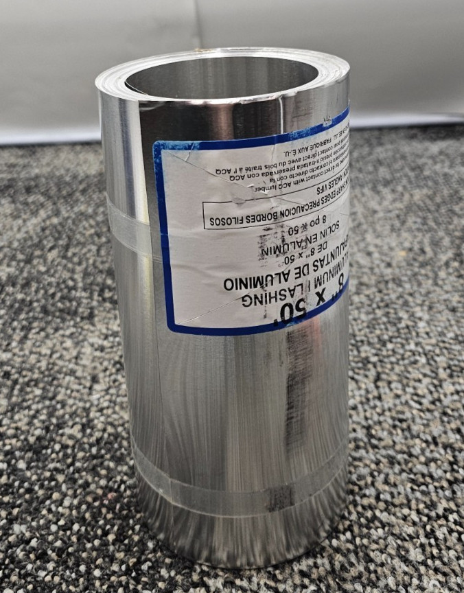 Amerimax 68008: 8 inch x 50 ft. Mill Finish Aluminum Roll Valley Flashing
