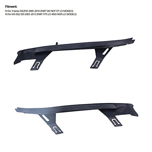 Pair of Upper Headlight Gaskets Sealing Strip Upper Headlight Cover Left Right