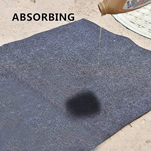 Garage Floor Oil Spill Felt Fabric – 36″x36″ – Absorbent Material