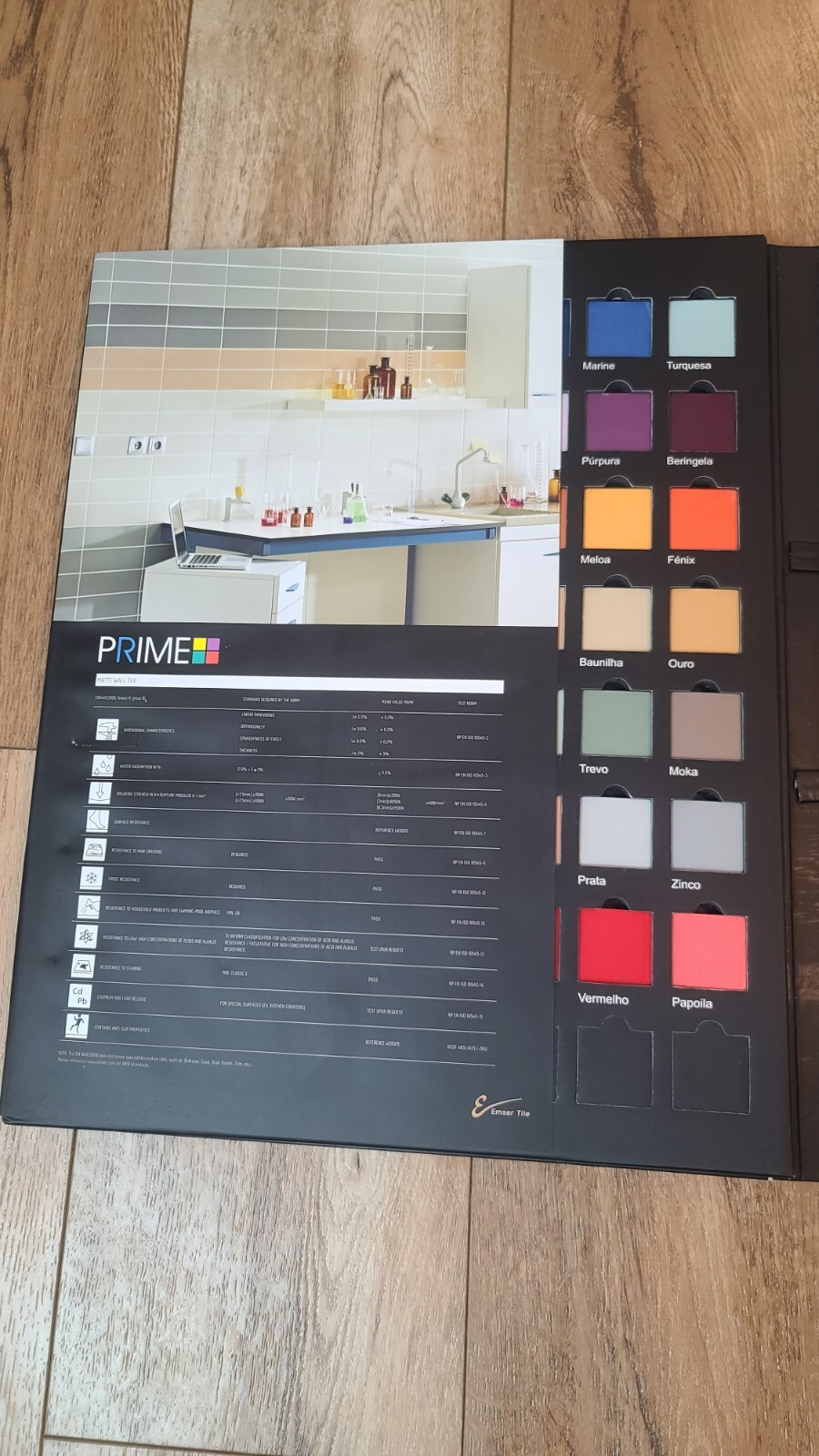 Emser Tile Travel Sample Color Texture Kit