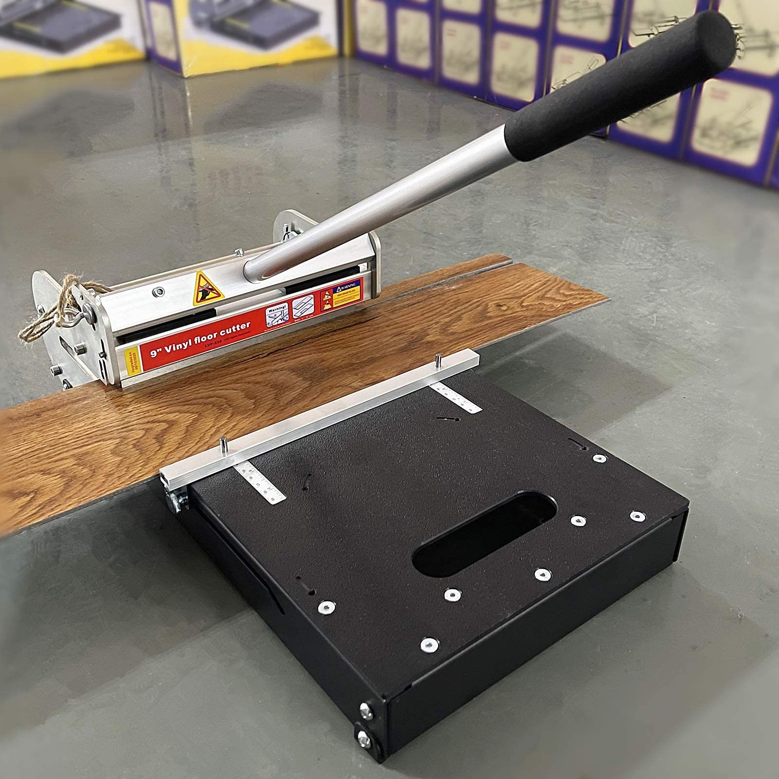 8.8″ Pro Vinyl Floor Cutter, Cuts All Types, LVP, SPC, RVP, LVT, VCT, PVC, WPC &