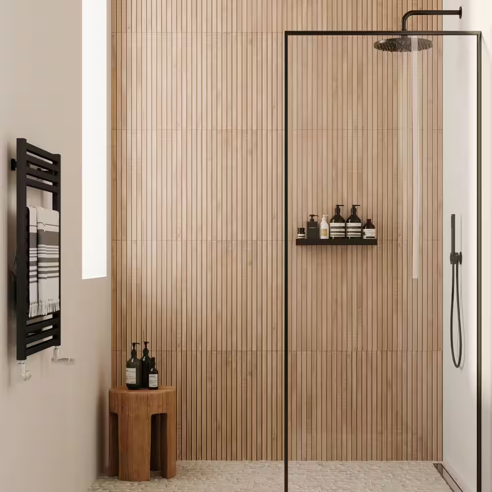 Montgomery Ribbon Maple 24 In. X 48 In. Matte Porcelain Floor and Wall Tile (15.