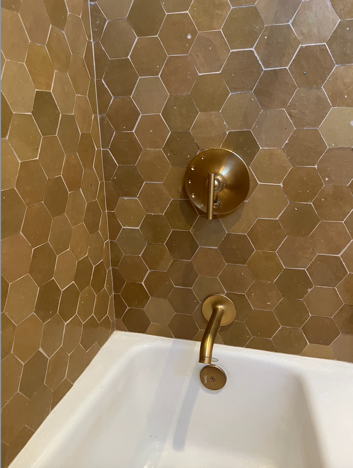 Hexagon Zellige Tile Color: Riverebed – 27.5 sqft available