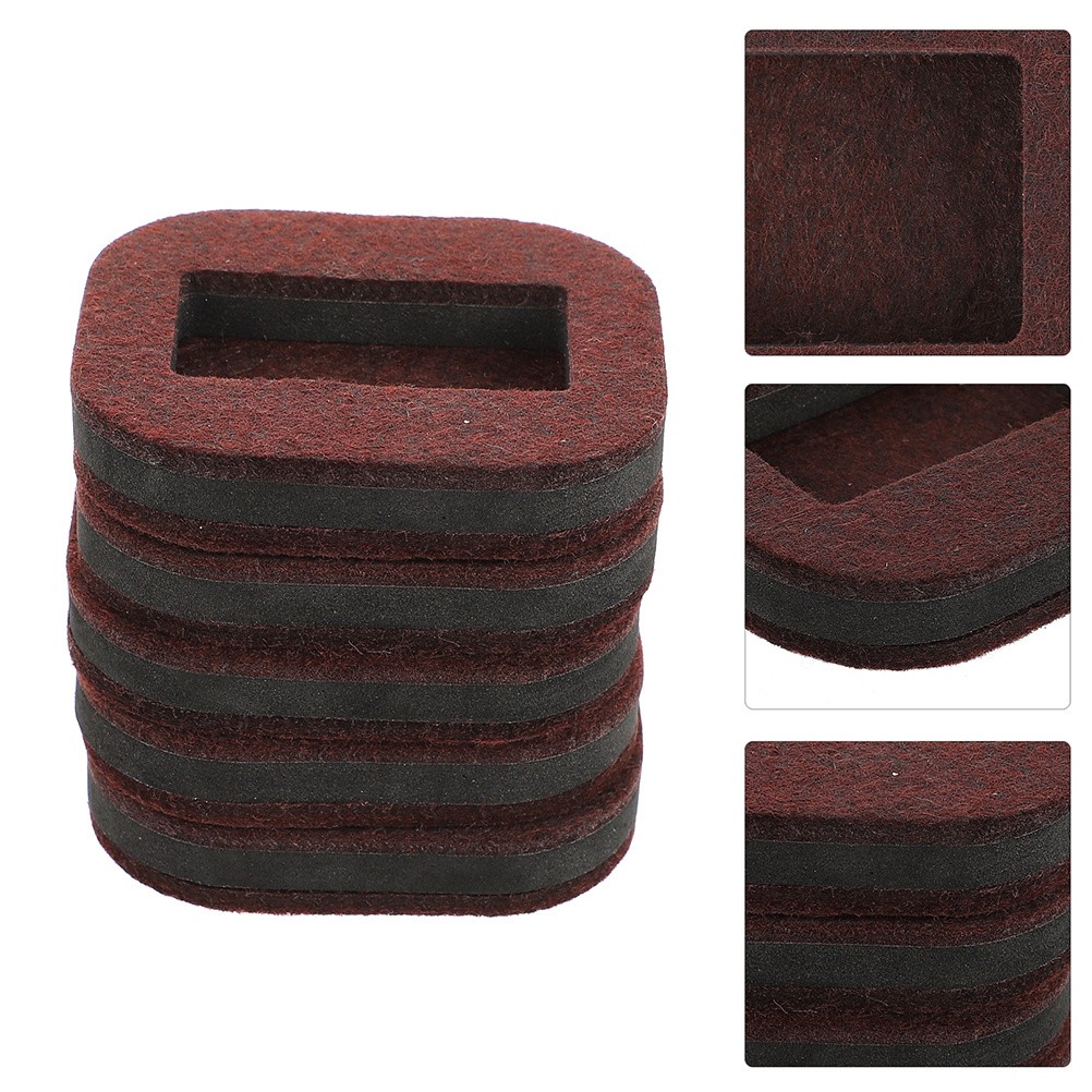 5 Pcs Roller Holder Furniture Caster Felt Cups Rolling Chair Office