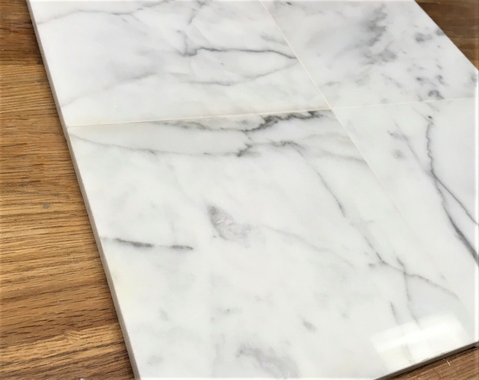 Calacatta 6×6 Polished Marble Wall and Floor Tile Backsplash Kitchen (1 PIECE)