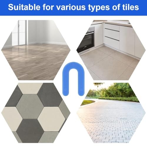 Tile Leveling System Tile Spacers 1/16 Inch, 300 pieces 1/16*300 Blue