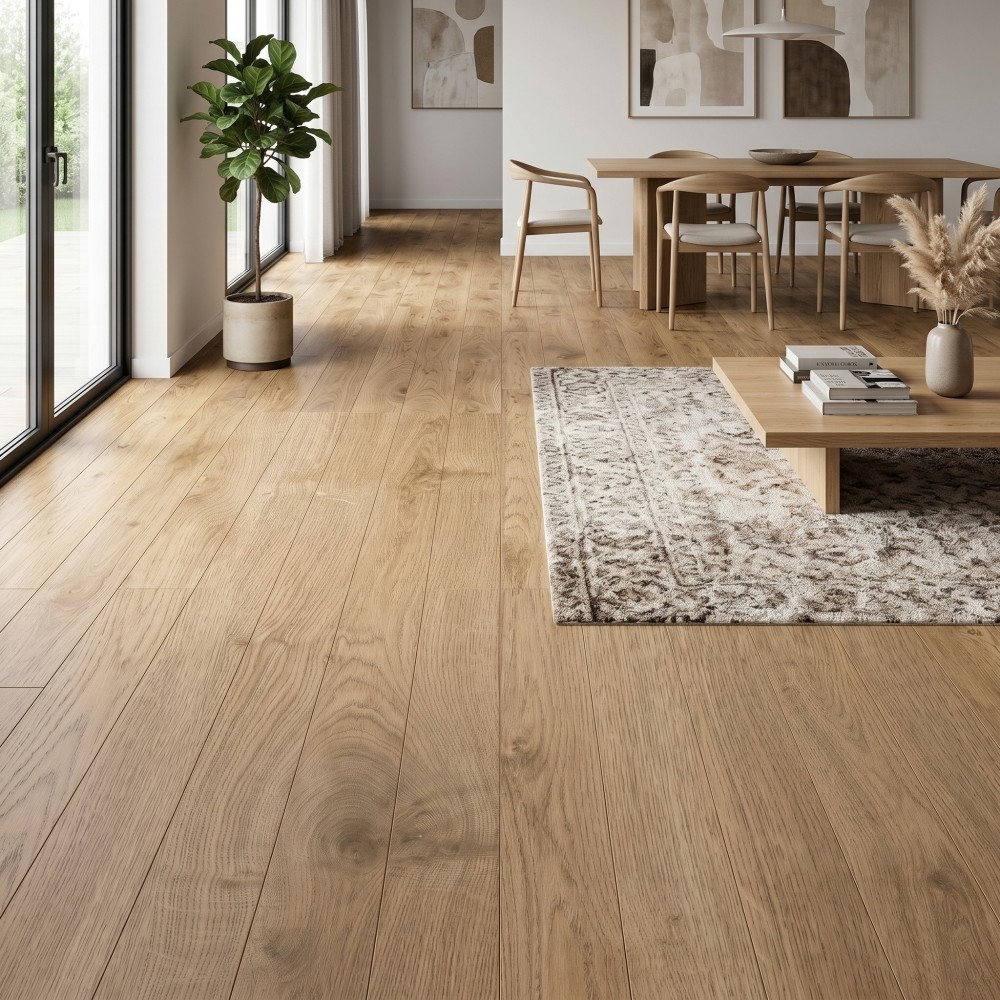 60-Pack Vinyl Floor Tile Peel & Stick 36×6″ 90 Sq Ft, Waterproof Flooring, Brown