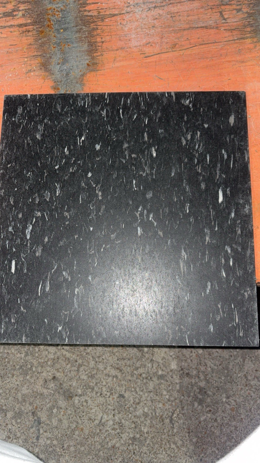 Armstrong Flooring Imperial Texture Black Vinyl Tile 12×12 Commercial 45 sq.ft.