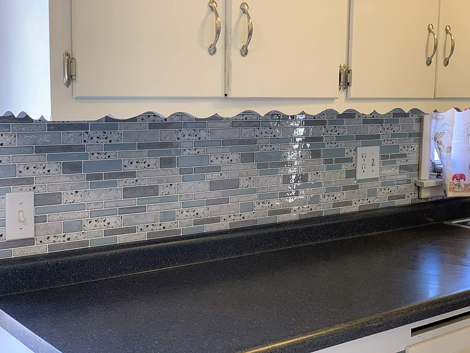 Art3d 10sheets Peel and Stick Brick Kitchen Backsplash Self-Adhesive Wall Tile