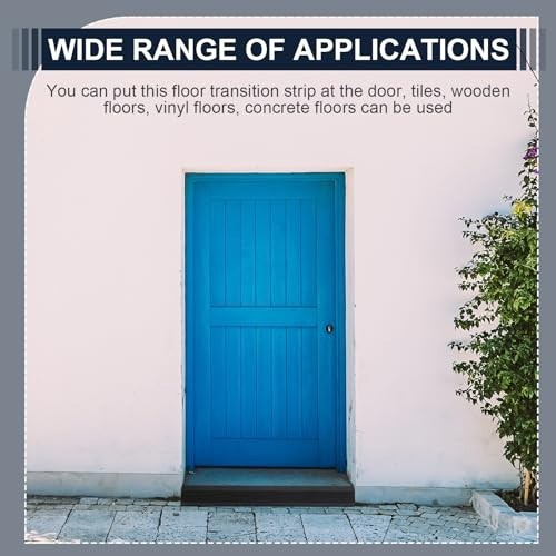 2 Pcs Aluminum Floor Transition Strip 36″ Threshold Ramp Edge Trim – 1.8mm Thick