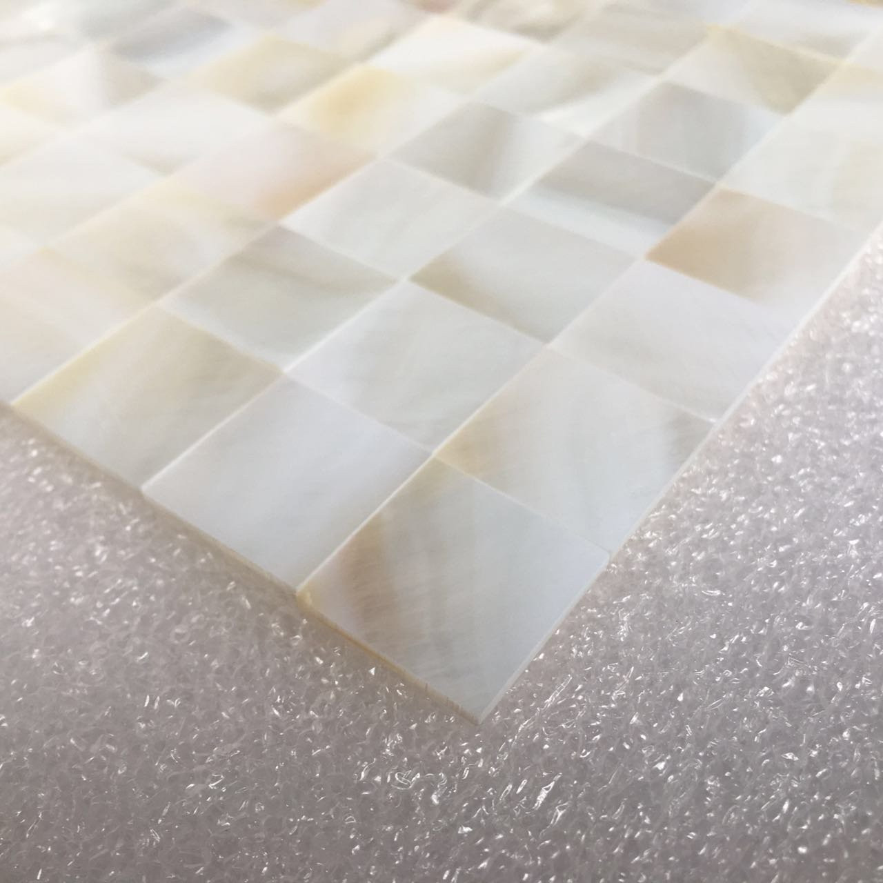 Art3d Mother of Pearl seamless Mosaic Tile for Kitchen Backsplash white 12x12in