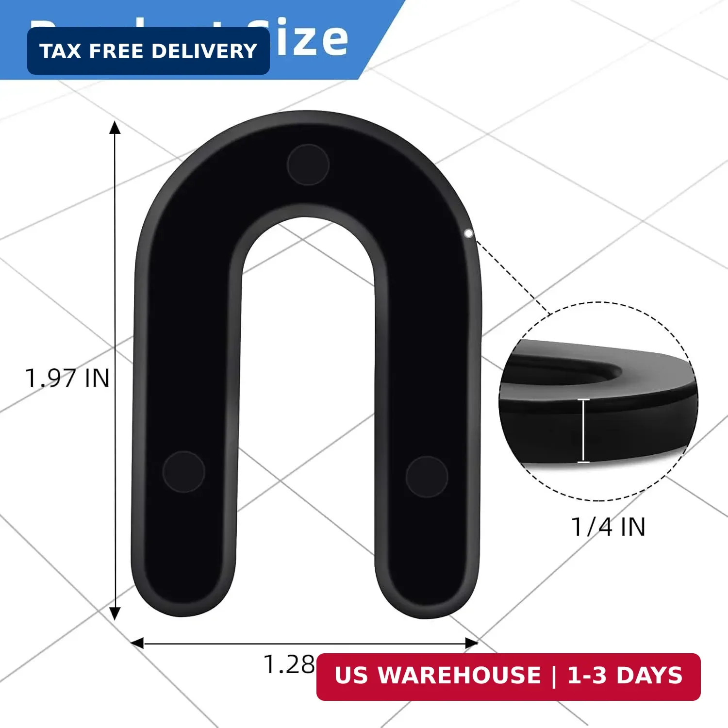 1/4 Inch Plastic Horseshoe Shims U Tile Spacers, Tile Leveling System Tile Space
