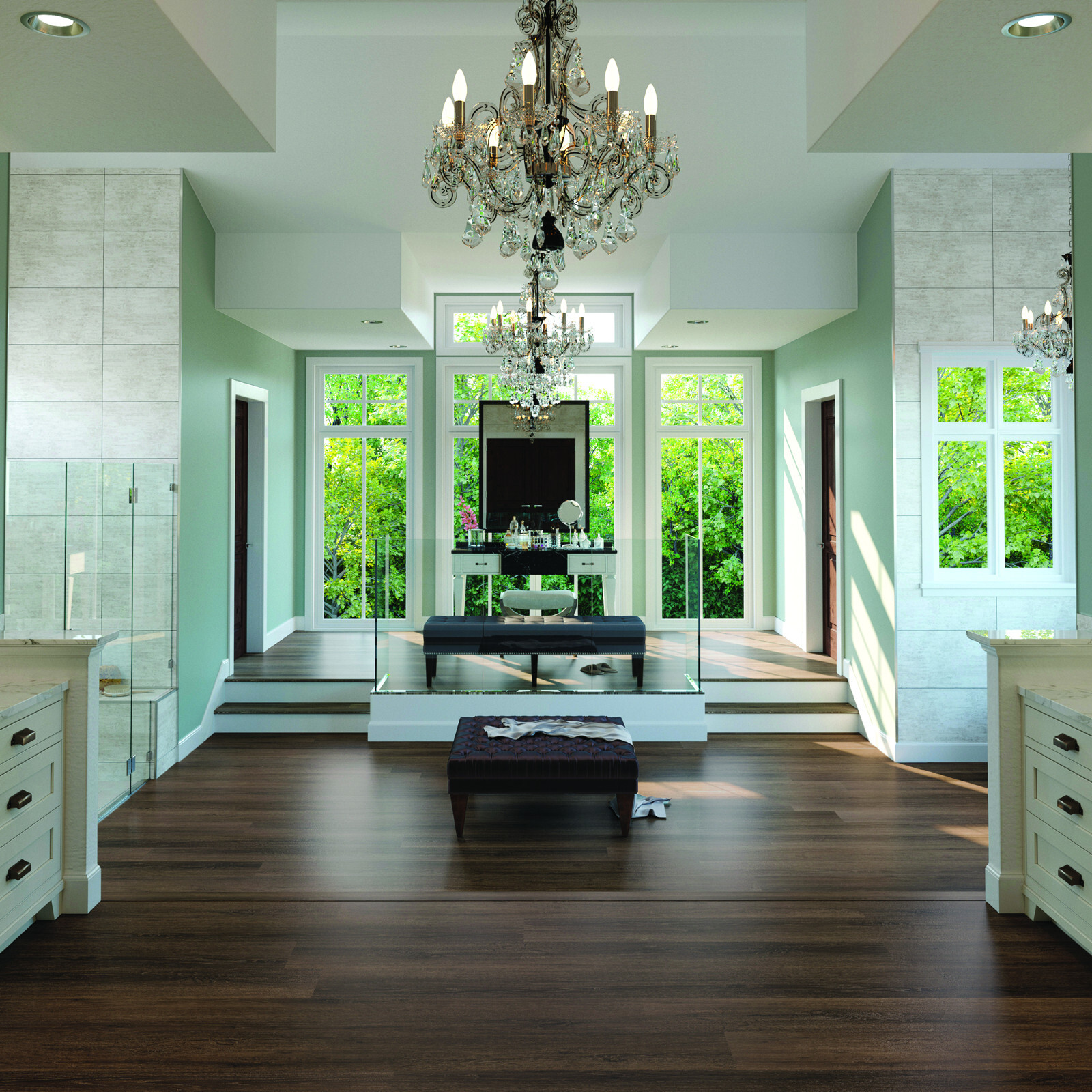 Elegant Vinyl Plank Flooring – Interlocking Floating Planks – 21.42 Square Feet