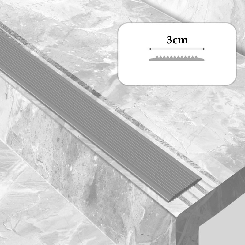 PVC Rubber Anti-Slip Strip Self-Adhesive Step Sticker Safety Stair Floor 1 Meter