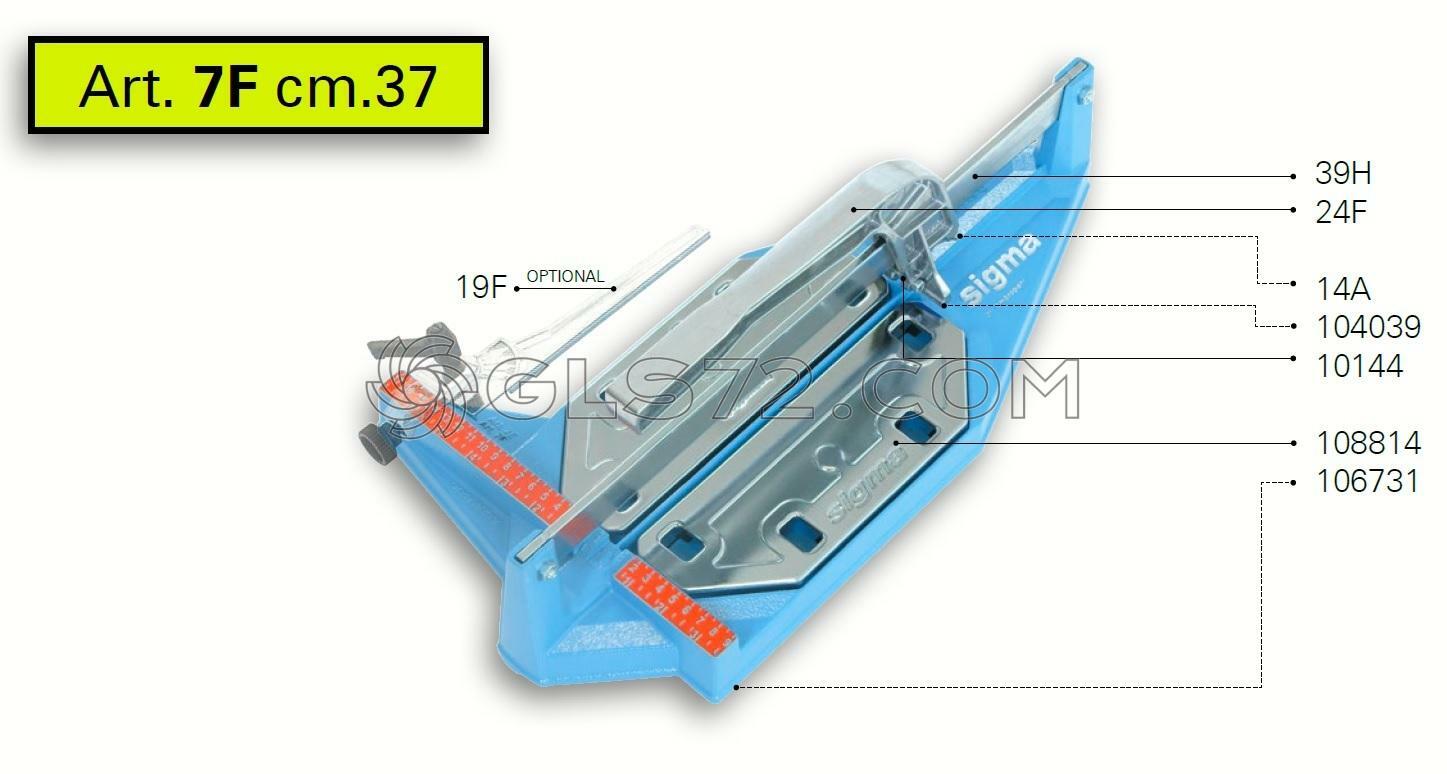 SPARE PARTS AND ACCESSOIRES FOR TILE CUTTER SIGMA 7F