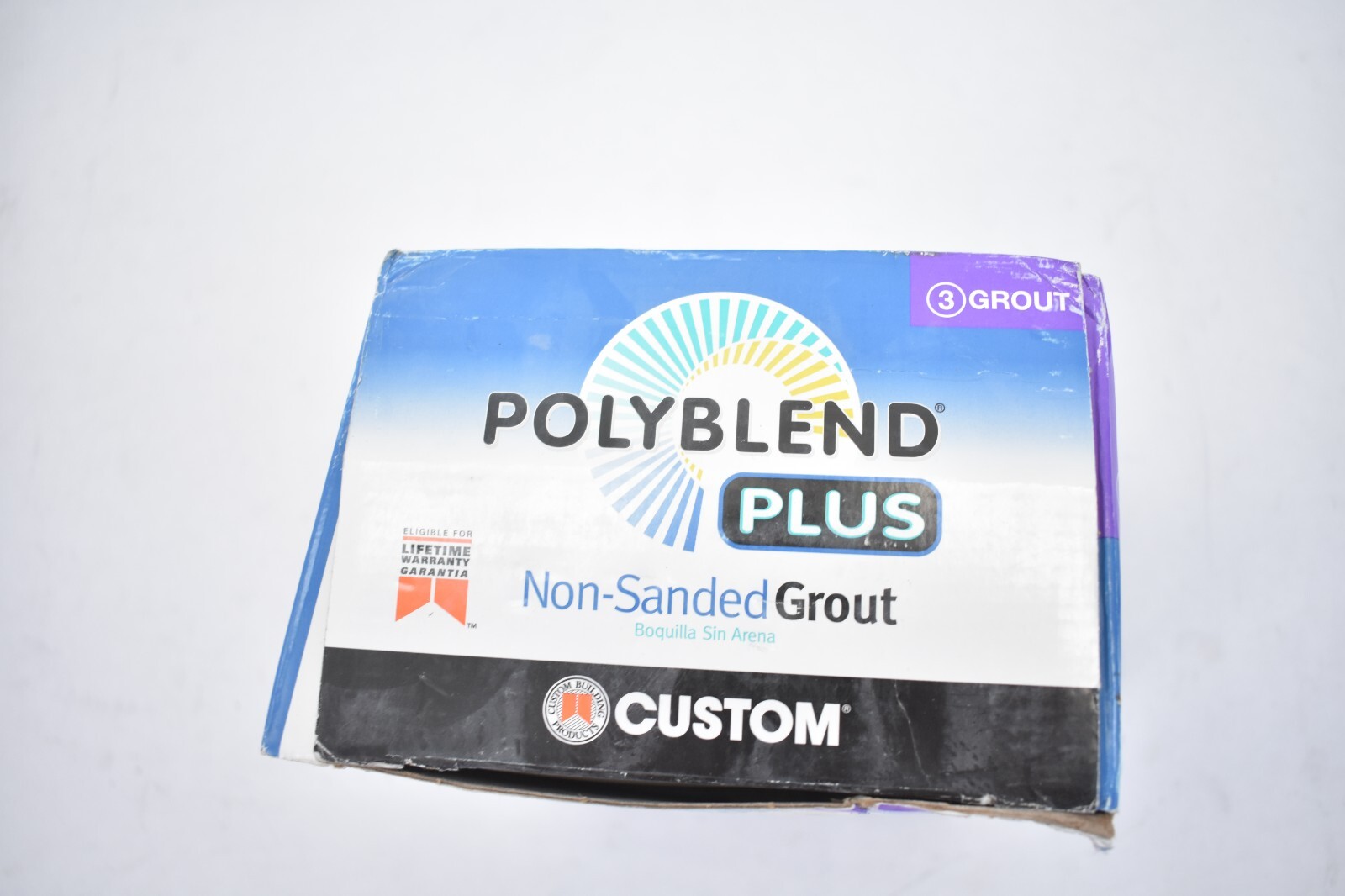 Lot of 2 Packs Polyblend Plus Non Sanded Grout 10 lb For 1/8″ Grout Arctic WHite