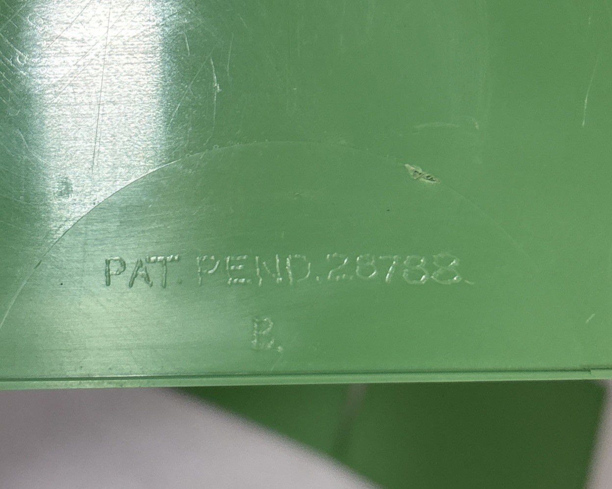 5 Vintage Solid Green Plastic Polystyrene Wall Tiles 4.25″x4.25″ Mint Green