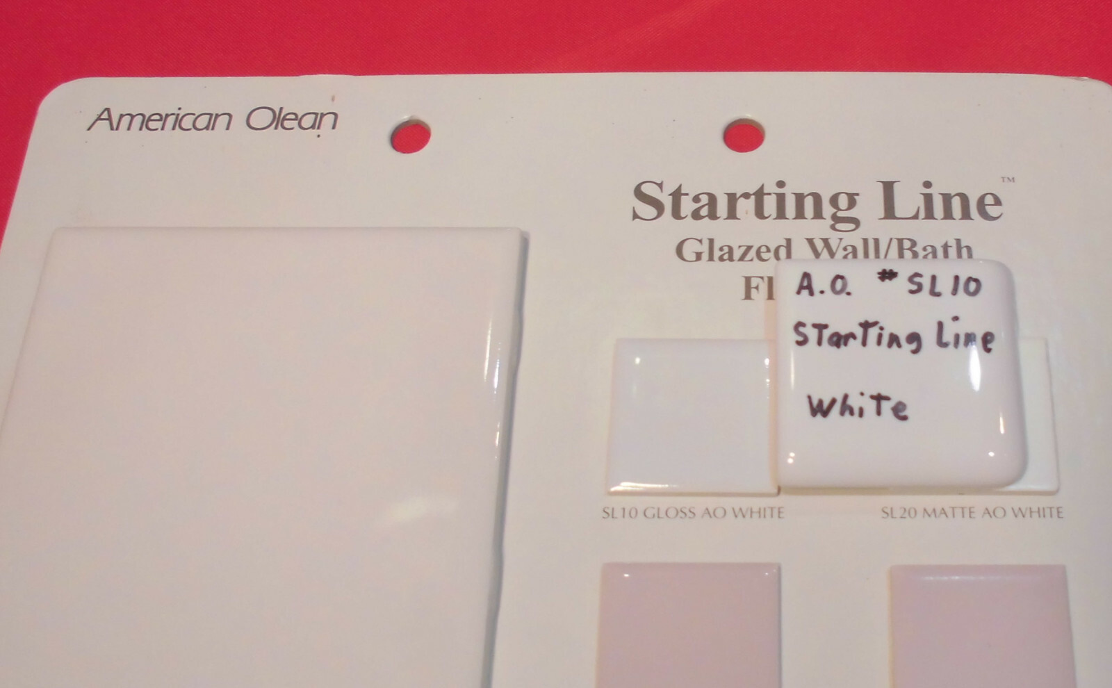 2 pcs. Starting Line White 2″ X 2″ X 5/16″ Ceramic Surface Bullnose Corner Tiles