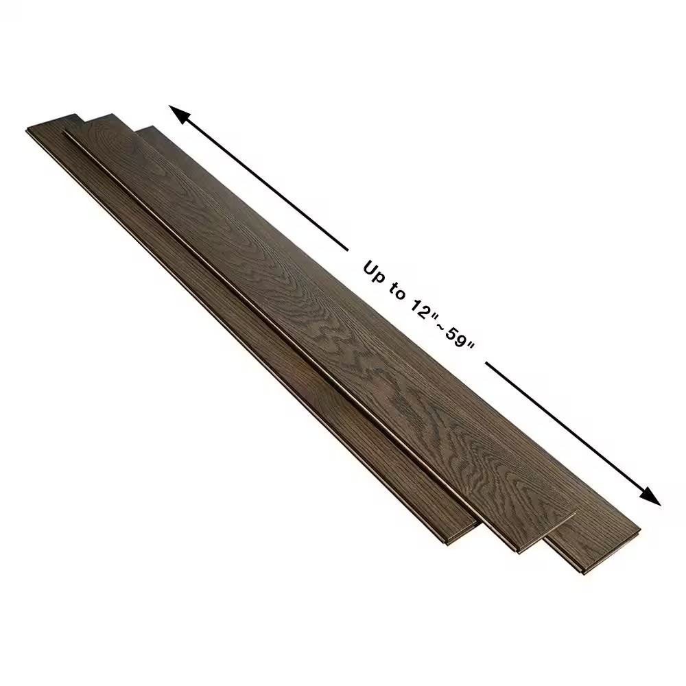 Boca Raton French Oak 3/4 In. T X 5 In. W Wire Brushed Solid Hardwood Flooring (