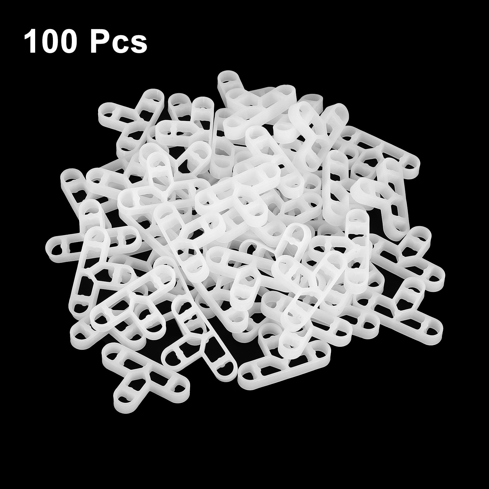 100Pcs Wall Floor Tile Plastic T-Shape Spacers Tiling Tools 10mm 3/8″ White